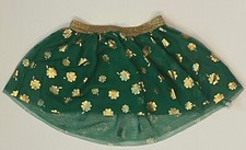 Girl  s Celebrate St Patrick  s Day Shamrocks Tutu/Dress Size XS 4/5 