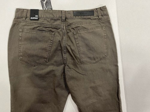 NEW Vintage Inspired Elwood Men's Denim 34/31 Gray. Zipper Cuff Patches tapered - Picture 11 of 11