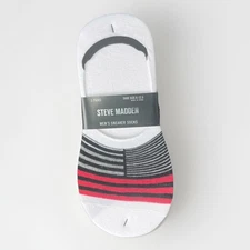 Steve Madden Men’s Sneaker Socks 5 Pairs No Show Size 6-12.5 NWT Free Shipping