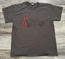 Ardbeg Whisky Shirt Mens Large Overlander Truck Single Malt Scotch Racing Brown