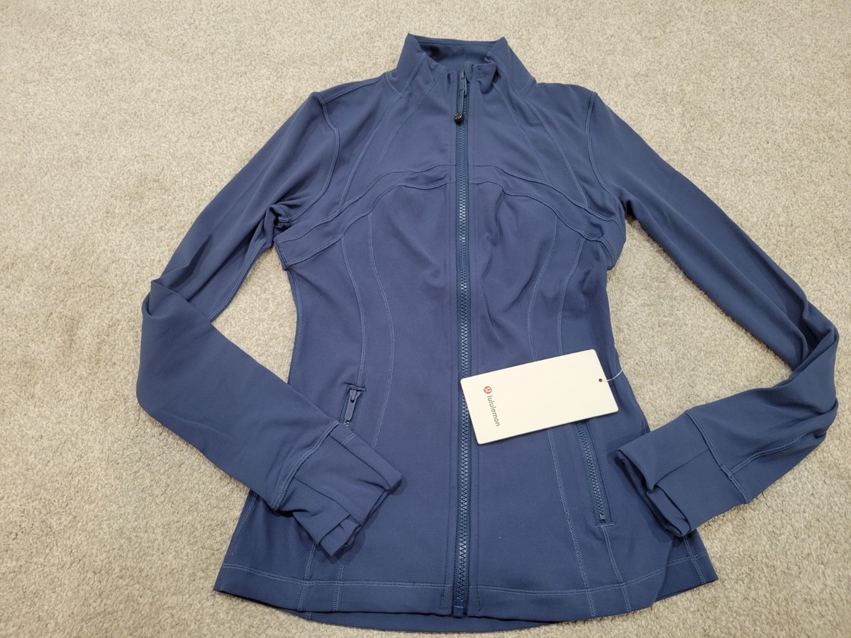 Define ジャケットNulu Size 4 (S) lululemon Define Jacket Nulu Size 4 Color Blue Twill | eBay