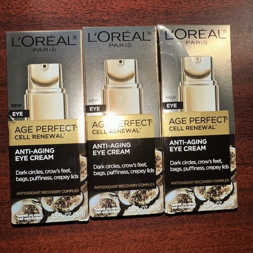 3er-Set L'Oreal Age Perfect Zellerneuerung Anti-Aging Augencreme 0,5 flüssige Unzen - Bild 1 von 1