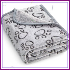 Premium Soft Washable Dog Blanket 40X32 Inches for Indoor Cats Large Medium Smal