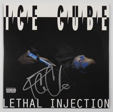 Ice Cube JSA Fully Signed Autograph Record Album Vinyl Lethal Injection