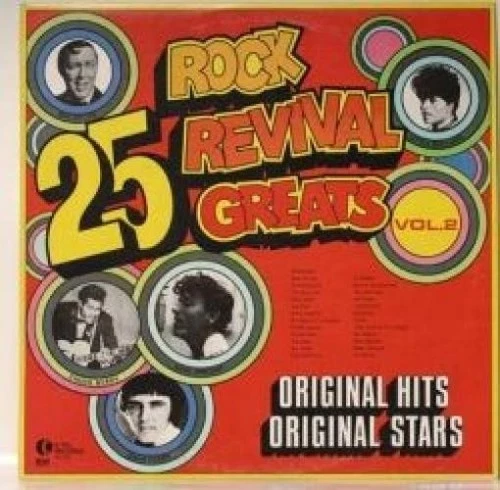 Various - 25 Rock Revival Greats Vol. 2 1972 LP, Comp K-Tel, K-Tel NC 411, NC-41