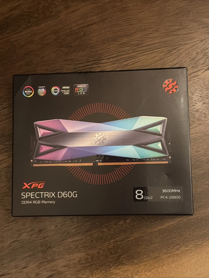 XPG SPECTRIX D60G 32GB PC4-28800 DDR4-3600 Memory - AX4U360016G18I-DT60 - Image 3 of 4