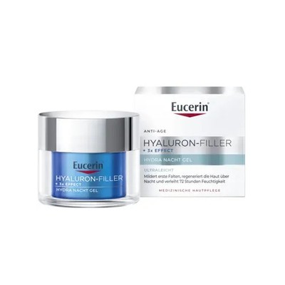 Eucerin Anti-age Hyaluron-filler Hydra Nacht Gel 50ml - PZN 19723959