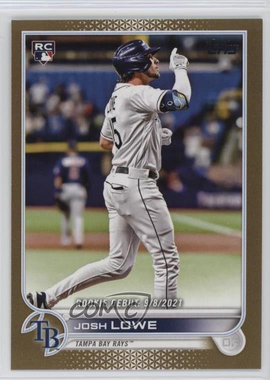 2022 Topps Update Rookie Debut Gold 68/2022 Josh Lowe #US287 5v0