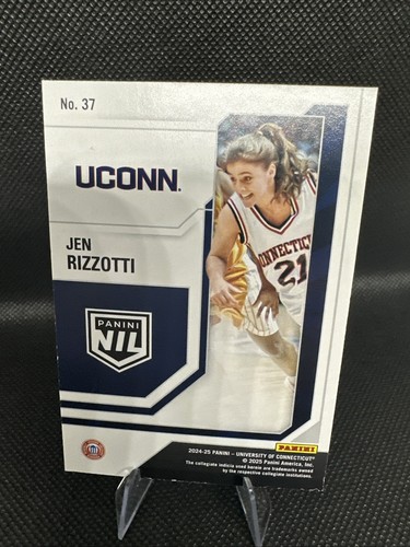 2024-25 Panini NIL UConn JEN RIZZOTTI #37 Legendary Contenders RED/WHITE/BLUE - Picture 2 of 2
