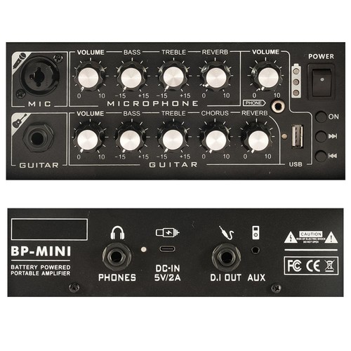 Acoustic Guitar Amplifier, 30 Watt Bluetooth Speaker Rechargeable Portable Ac... - Picture 5 of 7