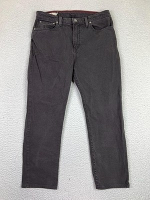 American Giant Pants Mens 34 (Fits 32x27) Gray Roughneck Slim Canvas Made USA