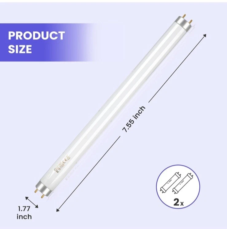 Bug Zapper Replacement Bulb Light Tube 10W for 20W Electronic - Image 3 of 4