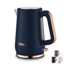 Image of Tower Cavaletto 1.7L Jug Kettle with 3KW Rapid 1.7 Litres, Midnight Blue
