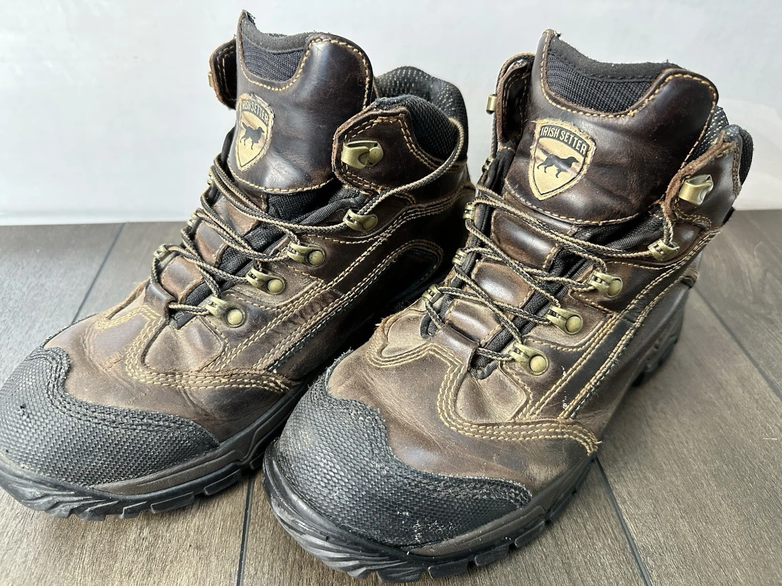 Irish Setter Two Harbors Waterproof Ultra Dry Work / Hiking Boots 5" Size 8.5/9