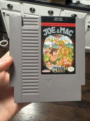 Joe & Mac (Nintendo Entertainment System, NES, 1992) Cartridge Tested