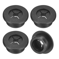 4Pcs Cable Cord Grommet 7/8 Inch Desk Flexible Rubber Grommets