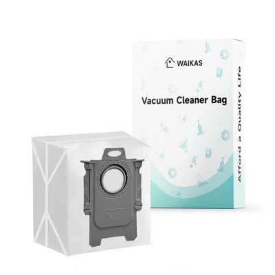 WAIKAS 6 Pack Replacement Bags for Roborock 6 Pack, For Q5 Q7 Q8 Q10