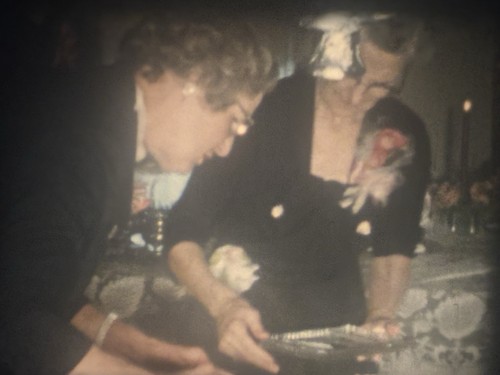 “Anniversary Party” (1953) 8mm Film Home Movie, Floral Arrangement, Guests, Love - Picture 9 of 24