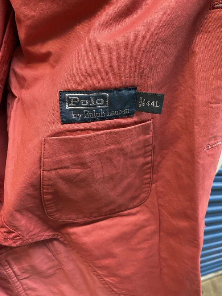 Polo Ralph Lauren Men's Sportsman Jacket 44l Salmon Pink - Image 2 of 4