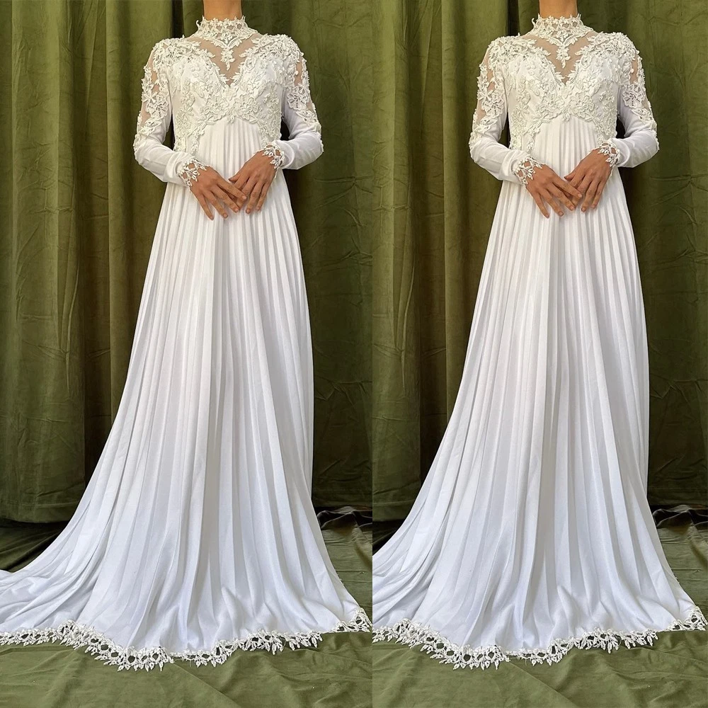 ebay long sleeve wedding dress Square Neck Column/Sheath Long Sleeve Wedding Dresses for sale