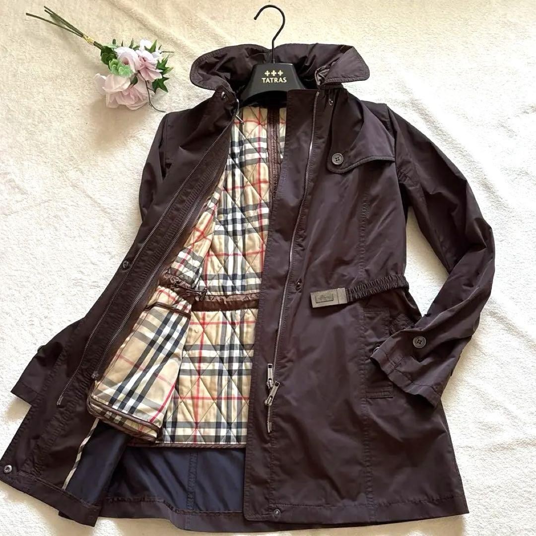 BURBERRY London Medium Trench Coat with Nova Check Nylon Liner Size 38