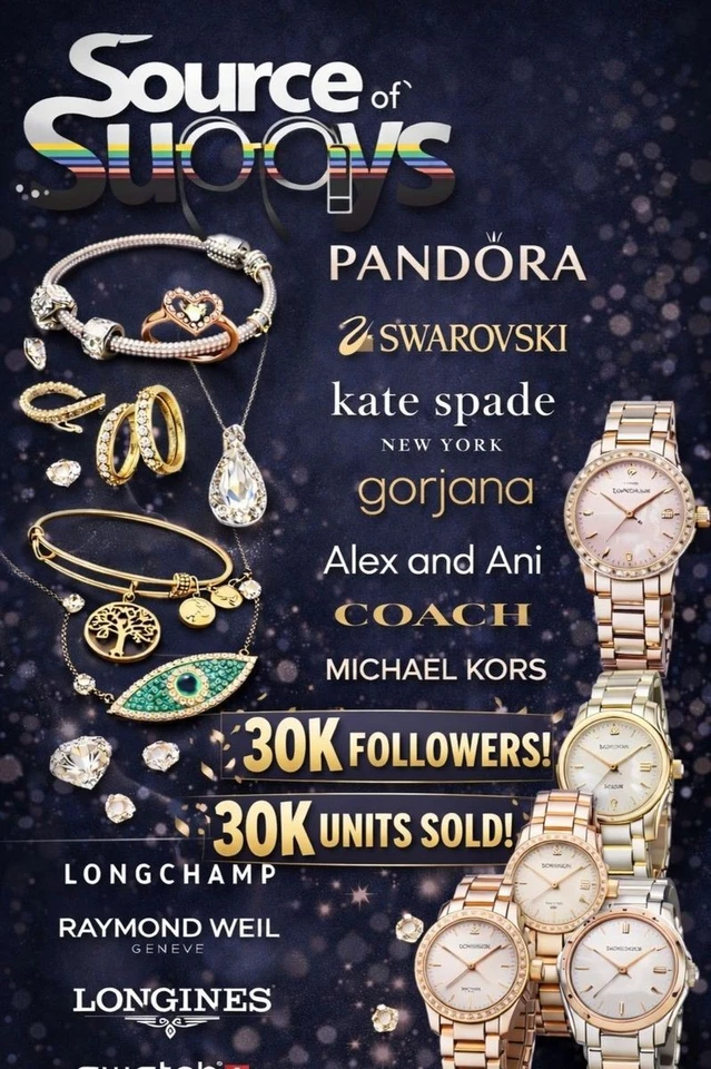 PANDORA, SWAROVSKI, RAYMOND WEIL, COACH AND MUCH MORE!!! 4/23/26