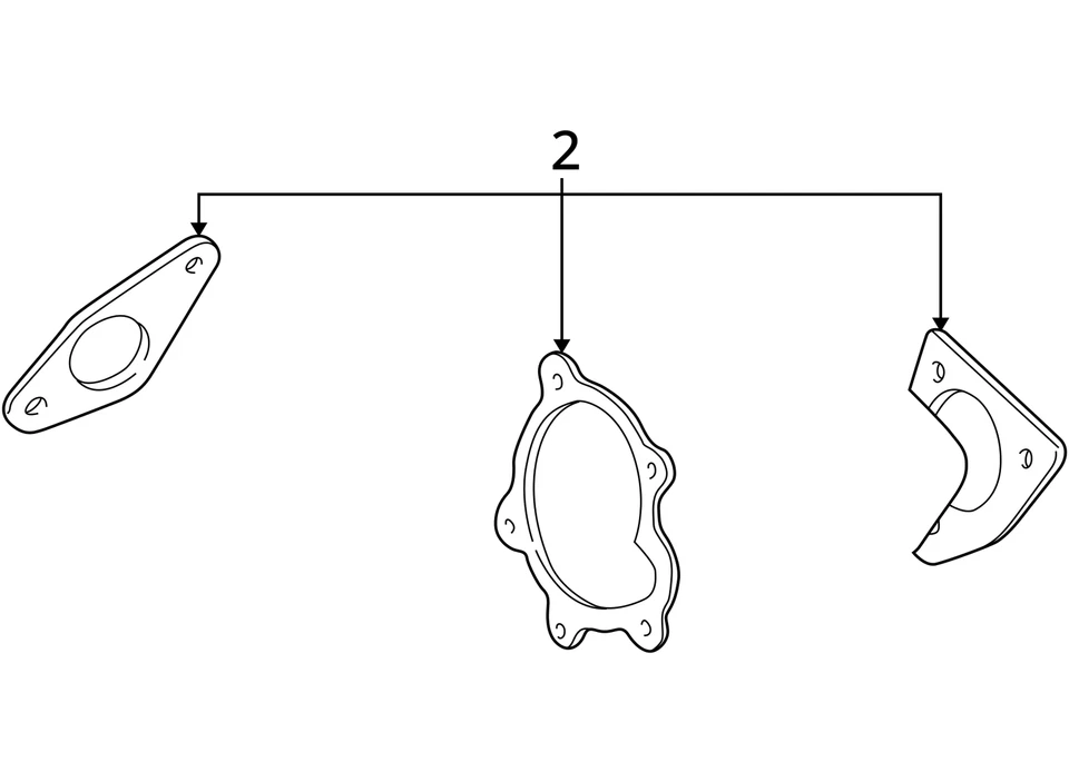 Chevrolet Oldsmobile Camaro Beretta 1985-1996 kit de juntas con PMP 12360427 NUEVO OEM Foto 3 de 3