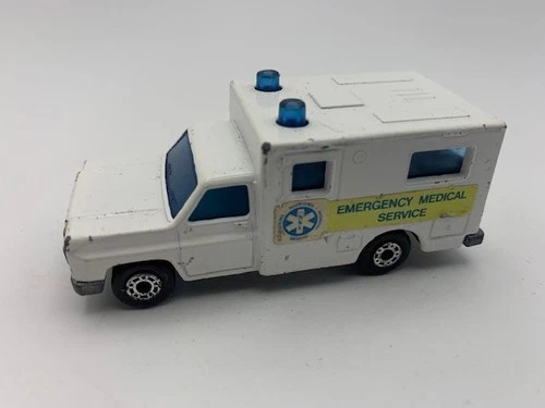 1977 Matchbox Ambulance SuperFast No.41 Emergency Vehicle EMS Vtg Lesney