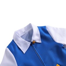 Boys Ash Ketchum Cosplay Costume Kids Anime Jacket Gloves Hat Ball Halloween — image 18