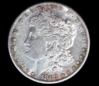 1882-S Morgan Silver Dollar $1 San Francisco Lustrous AU+ Toned Coin