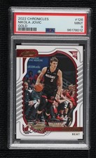 2022-23 Panini Chronicles Absolute Gold 2/10 Nikola Jovic #126 PSA 9 MINT 12wc
