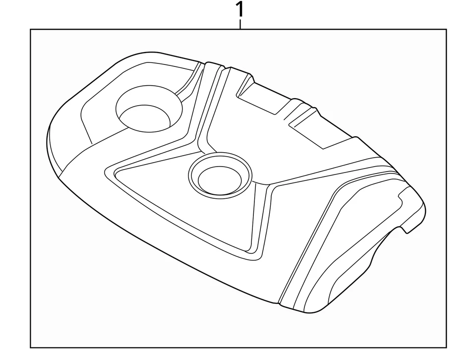 Cubierta del motor Kia Forte 2015 CGRHE Foto 4 de 4