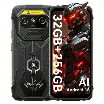 Blackview ROCK 1 Pro AI Outdoor Smartphone 32GB+256GB 15000mAh Handy Scanner NFC