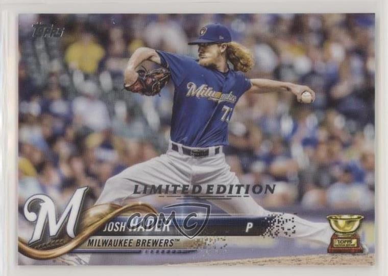 2018 Topps Online Exclusive Limited Edition /1000 Josh Hader #357 0h1