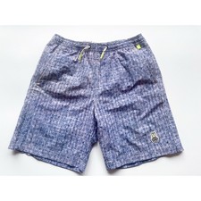 Boy's Psycho Bunny Blue Hand Drawn Swim Shorts Size 10/12