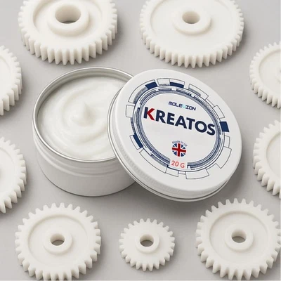 MOLEVION Plastic Gear Grease 20g Low Noise Lubricant for Nylon Gears Micro Motors Kreatos