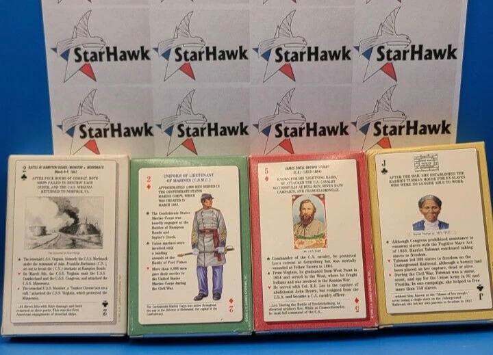 US Game System Uniforms, Battles, Generals, Women of the civil war Card Game - Image 2 of 2