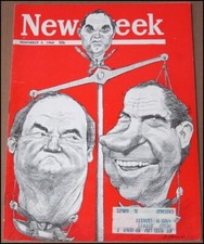 11/4/1968 Newsweek Magazine Richard Nixon Hubert Humphrey George Wallace Vietnam