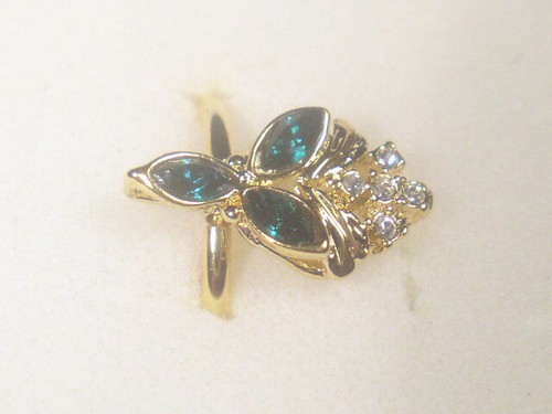 # 3 RINGS ** Special Price** DESIGNER VINTAGE WITH SWAROVSKI CRYSTALS 487 - Picture 8 of 8