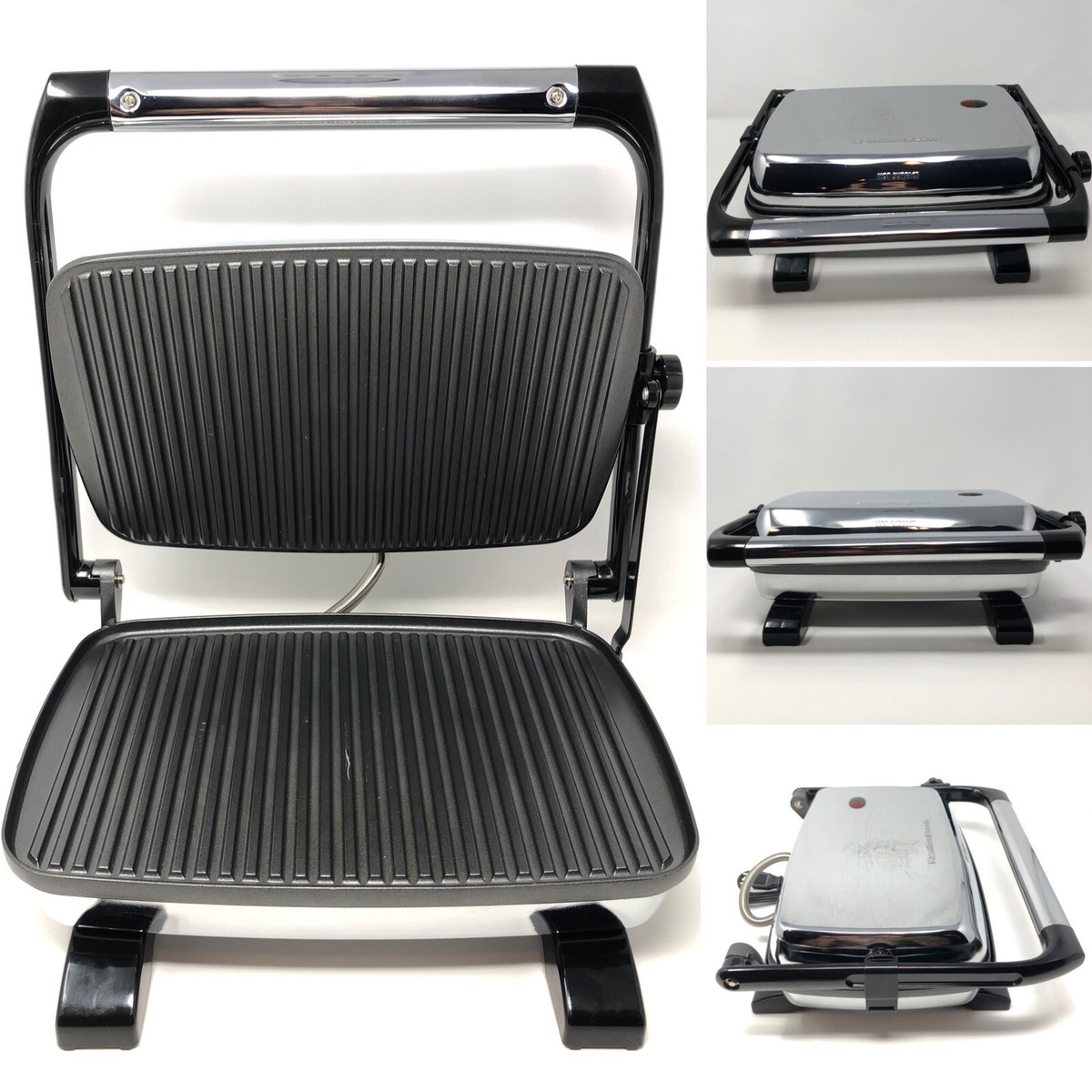 Hamilton Beach Model 25450 Indoor GRILL Gourmet Chef ✓TESTED