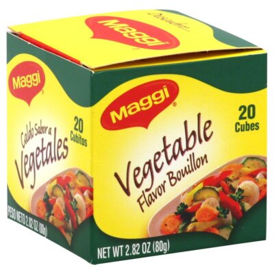 Low Sodium Gluten Free Veggie Bouillon Cubes 4 Pack 2.82 Ounce Broth Mix