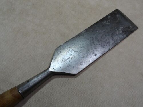 3 1/2" T.H. Witherby Slick Timber Frame Heavy Framing Socket Mortise Chisel NICE - Picture 22 of 24
