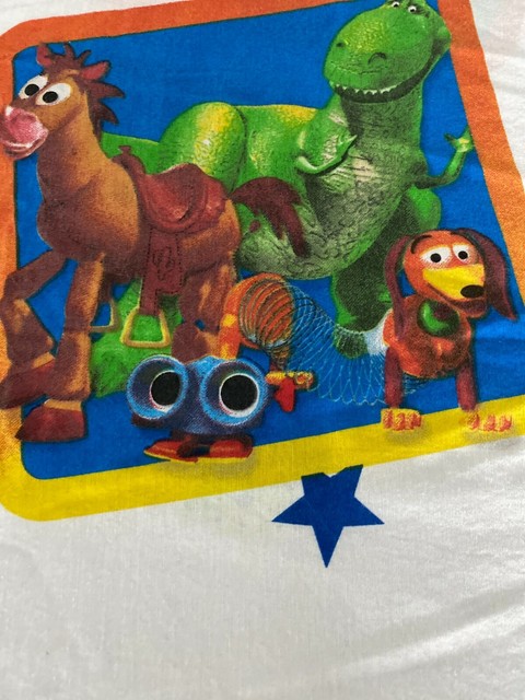 Toy Story Twin Flat Sheet Buzz Lightyear Woody Disney Pixar The Disney Store | eBay