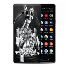 Skins Decal Wrap for Samsung Note 9 - Skull girl Gangster