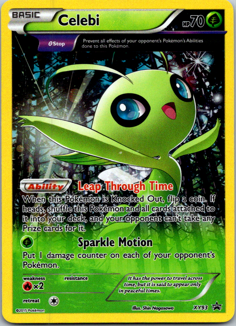 Celebi XY93 Holo Black Star Promo Pokémon Card NM | eBay