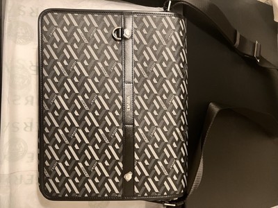 Versace La Greca Signature Messenger Bag