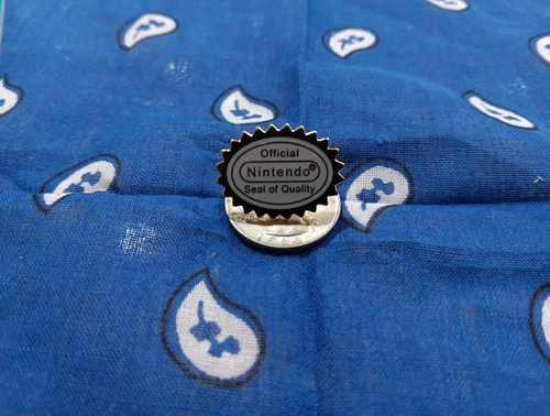 Vintage 1980's 1990's Nintendo Seal of Quality Employee Pin