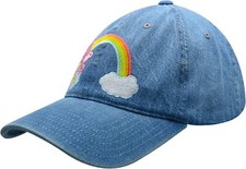Care Bears Dad Hat, Adult Baseball Cap with Curved Brim Denim