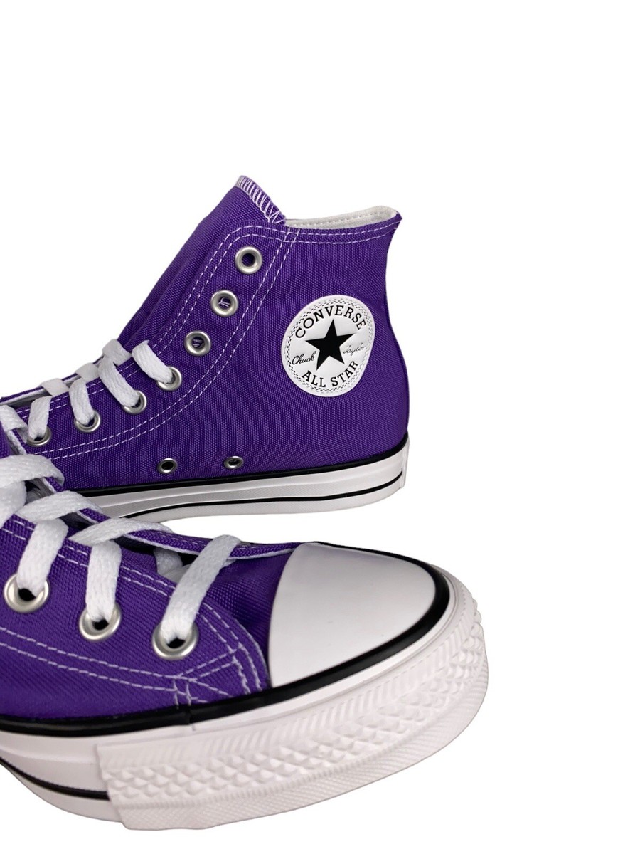 NEW Converse Chuck Taylor All Star Hi B Grade Purple White Mens