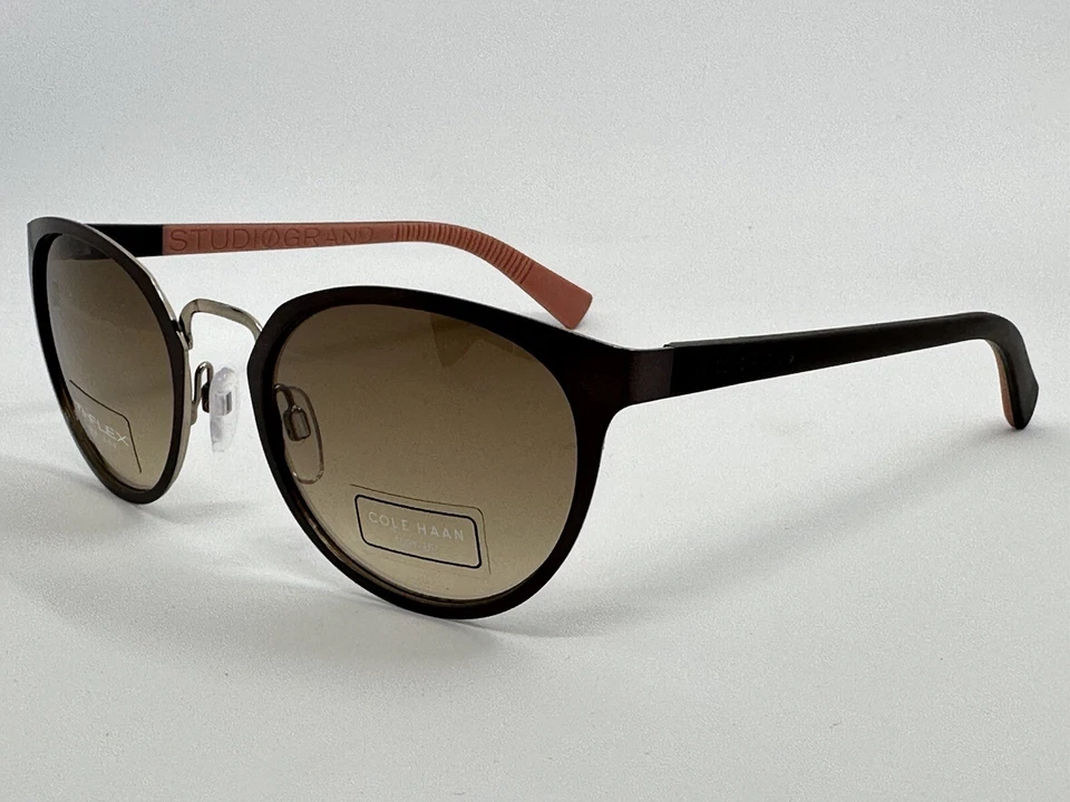 NEW Cole Haan CH7031 210 Brown 51.20.135 Studiøgrand Women’s 100% UV Sunglasses - Image 4 of 4